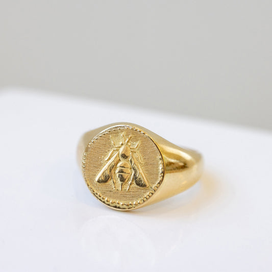 Queen Bee signet ring
