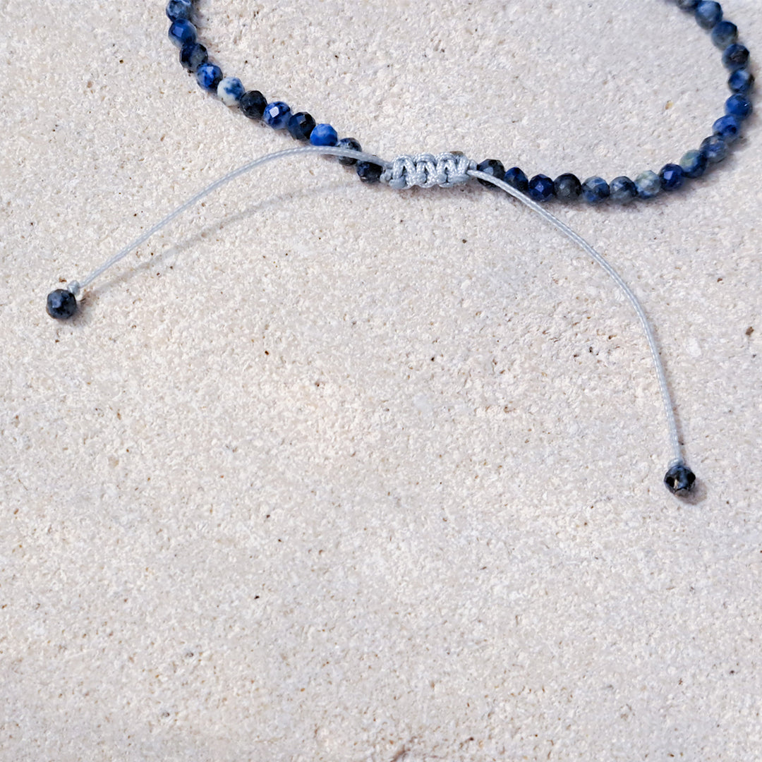 Starry Moon & Lapis Lazuli bracelet