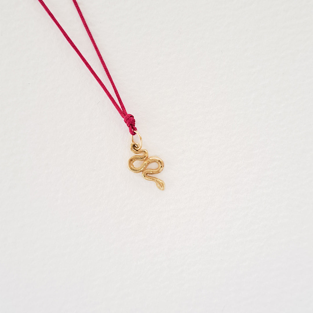 Kundalini Snake pendant on thread