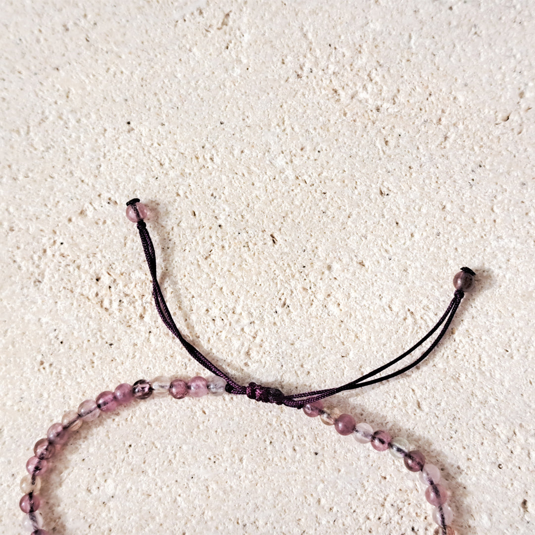 Ajna Chakra & Violet Tourmaline bracelet