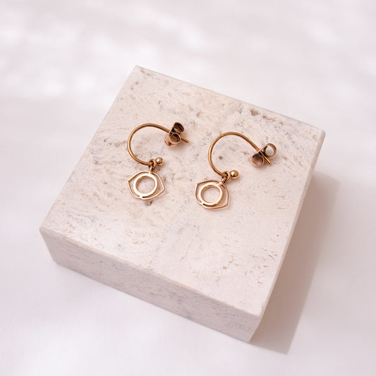 Ajna/Serenity hoops earrings