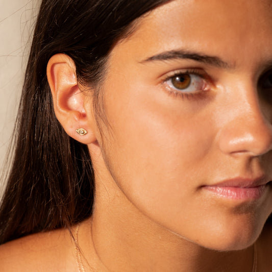 Tiny Eye ear studs