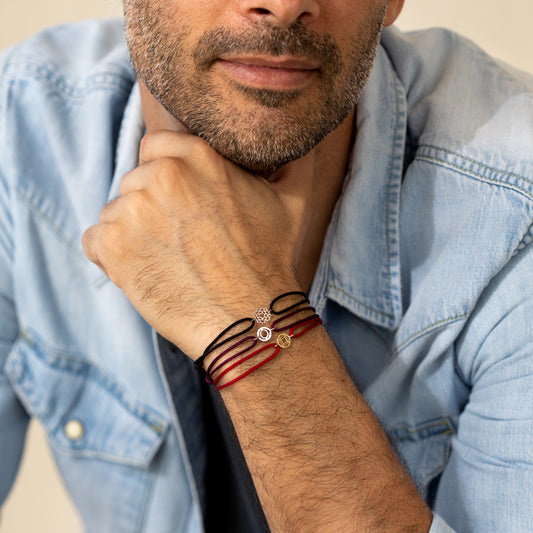 Roots disc bracelet for Men