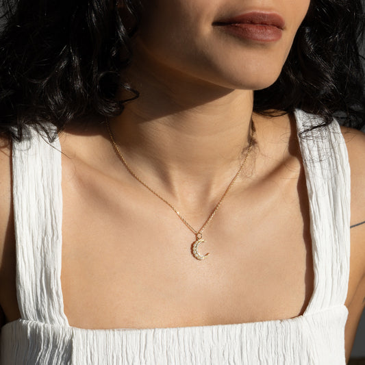 Crescent Moon necklace