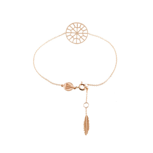 Tiny Sweet Web Dreamcatcher bracelet