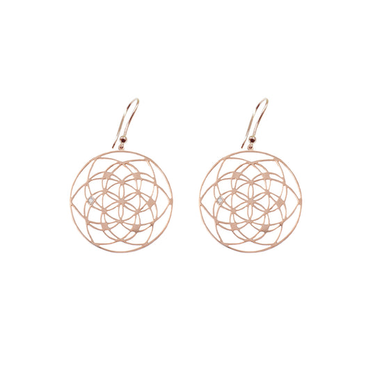 Flower of Life earrings