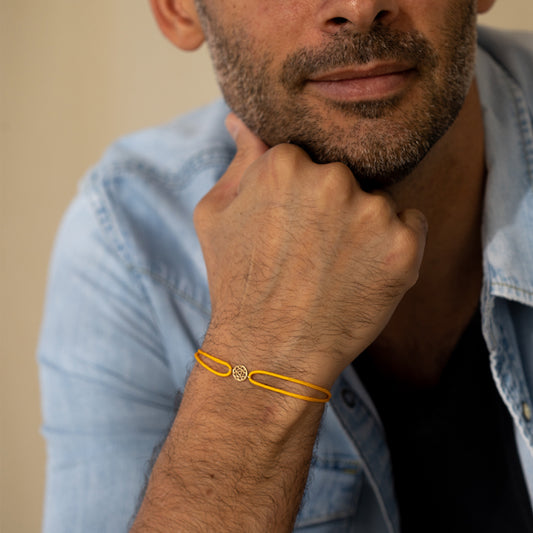 Confidence disc bracelet for Men