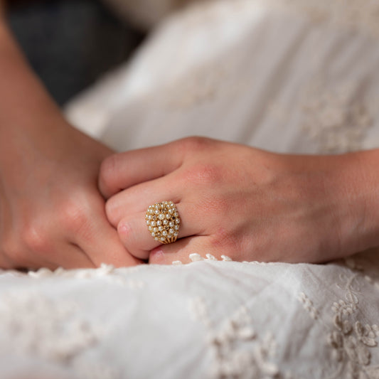 Vintage Pearls ring