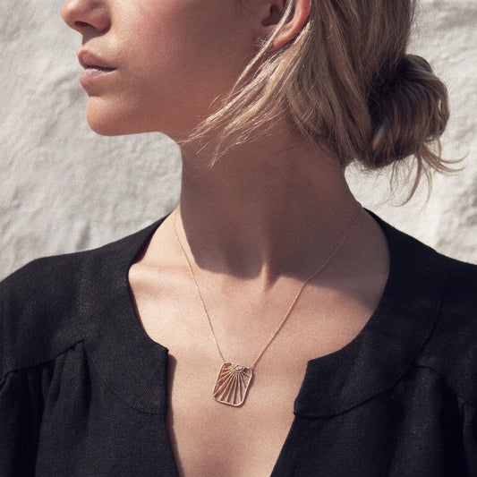 Big Sundial necklace