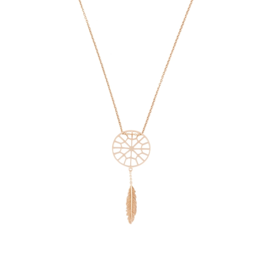 Tiny Sweet Web Dreamcatcher necklace