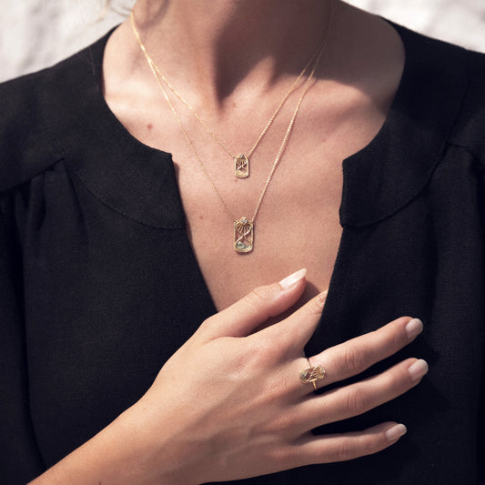 Hourglass necklace