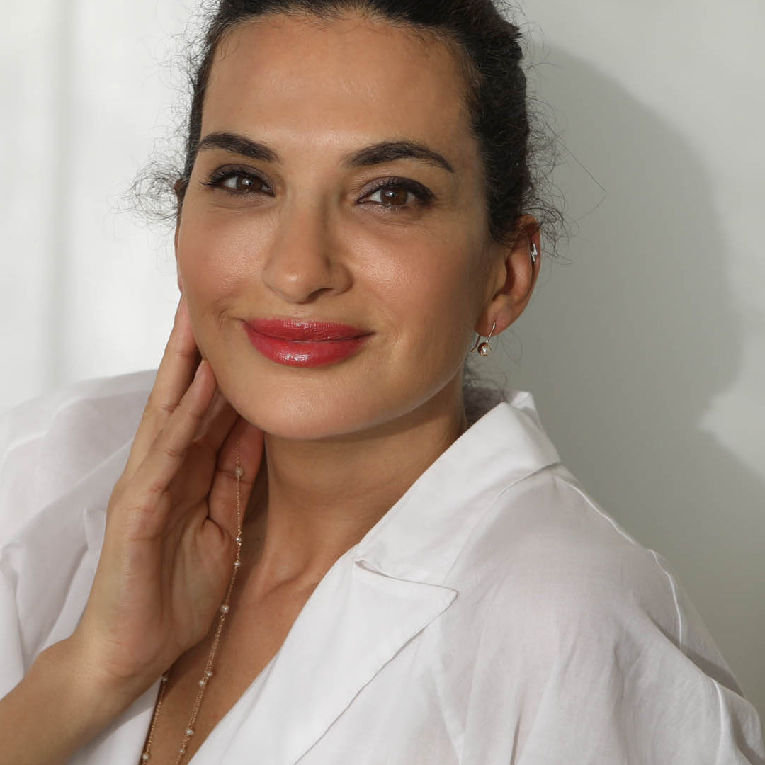 Pearls hook earrings I