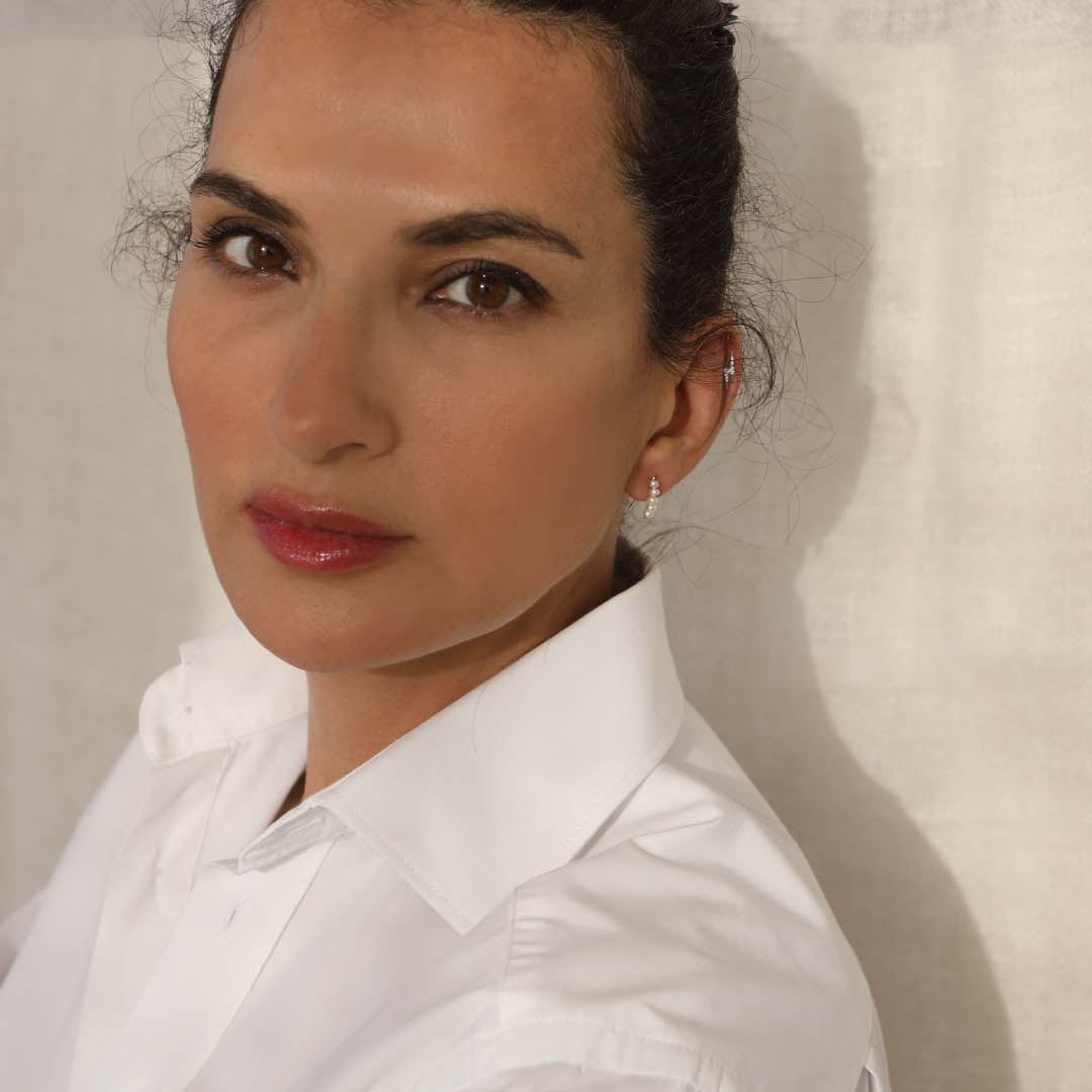 Pearls hook earrings II