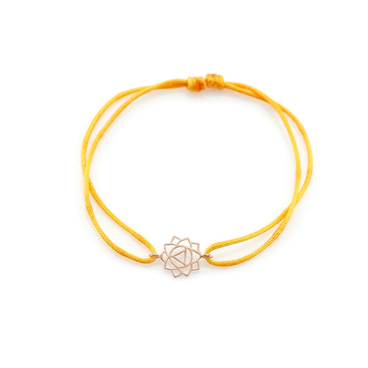 Confidence bracelet on thread