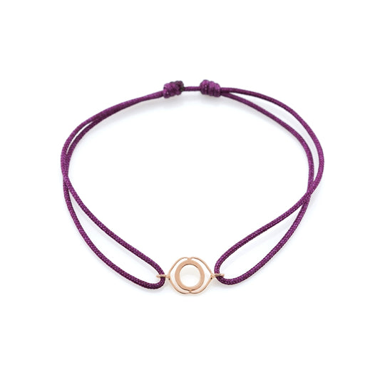 Serenity bracelet on thread