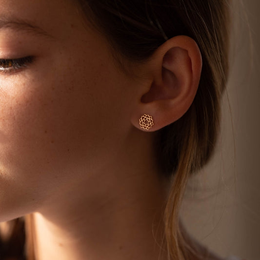 Anahata/Love studs earrings