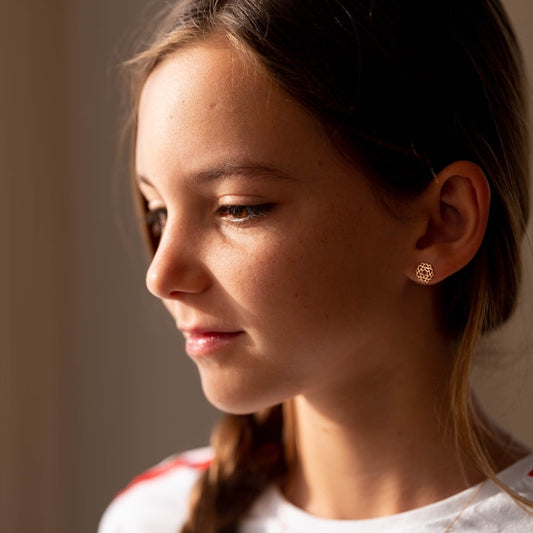 Anahata/Love studs earrings