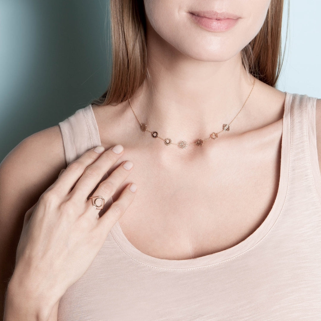 Ajna/Serenity necklace & medium ring