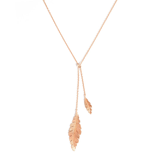 Feathers necklace