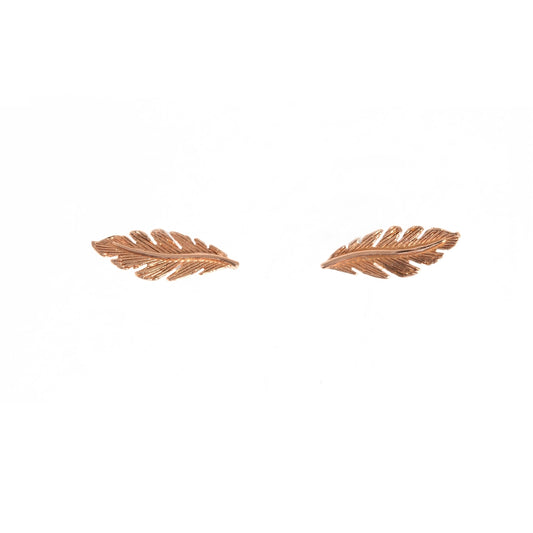 Feathers stud earrings