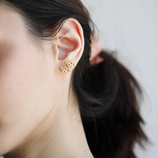 Kundalini Snake studs