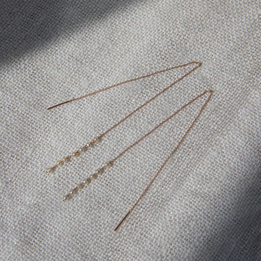 Pearls long earrings III