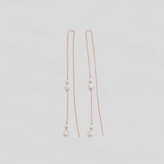 Pearls long earrings II