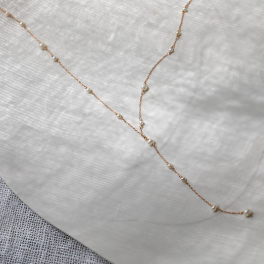 Pearls long necklace