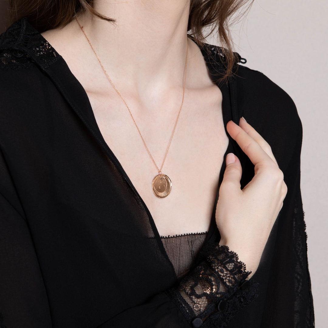 Starry Moon big medal