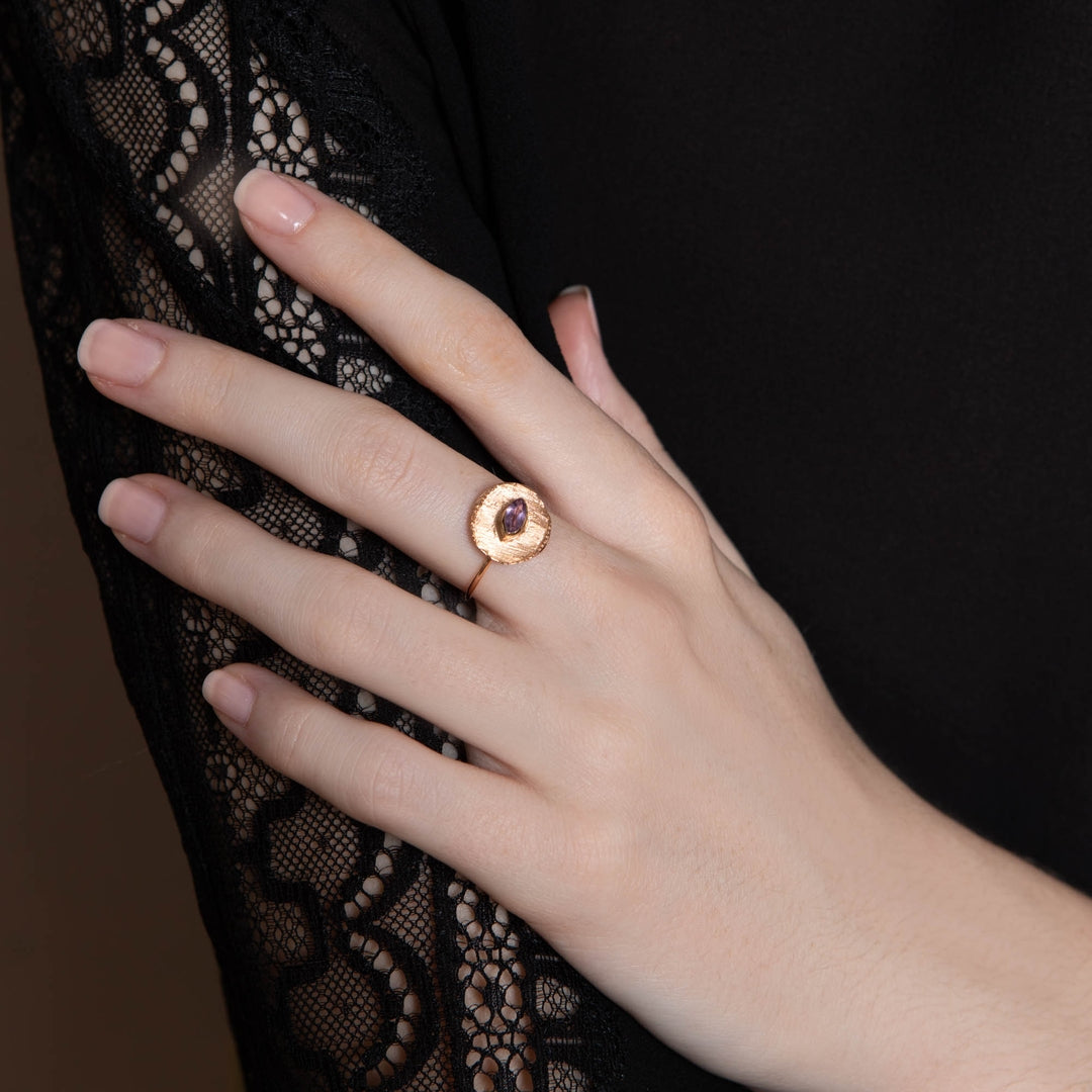 Amethyst Stone ring