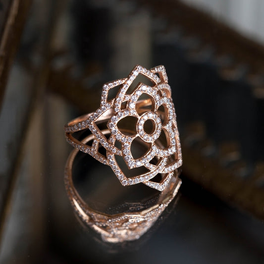 Sahasrara/Unity diamond ring