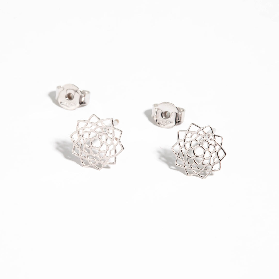 Sahasrara/Unity studs earrings