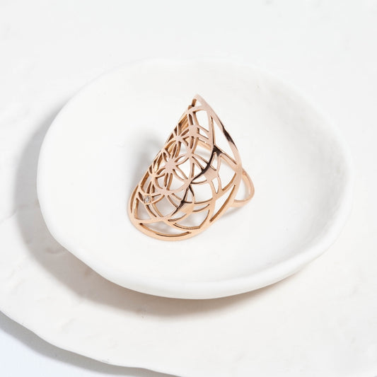 Flower of Life ring