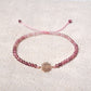 Sahasrara & Pink Tourmaline bracelet
