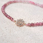 Sahasrara & Pink Tourmaline bracelet