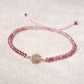 Sahasrara & Pink Tourmaline bracelet