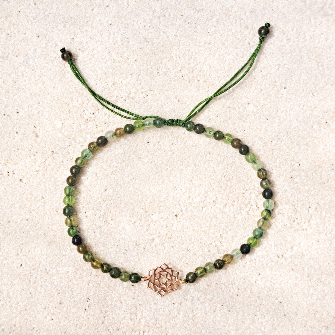 Anahata & Green Tourmaline bracelet