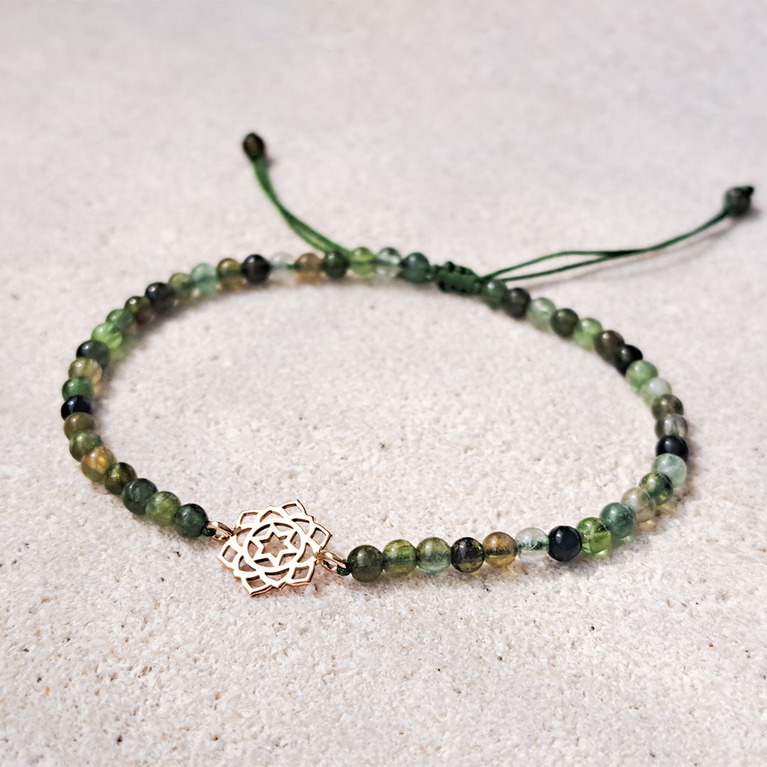 Anahata & Green Tourmaline bracelet