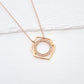 Ajna/Serenity paved diamonds necklace
