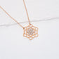 Anahata/Love paved diamonds necklace