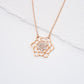 Anahata/Love paved diamonds necklace