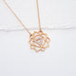 Manipura/Confidence paved diamonds necklace
