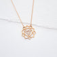 Manipura/Confidence paved diamonds necklace