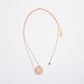 Sahasrara/Unity paved diamonds necklace