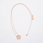 Manipura/Confidence paved diamonds necklace