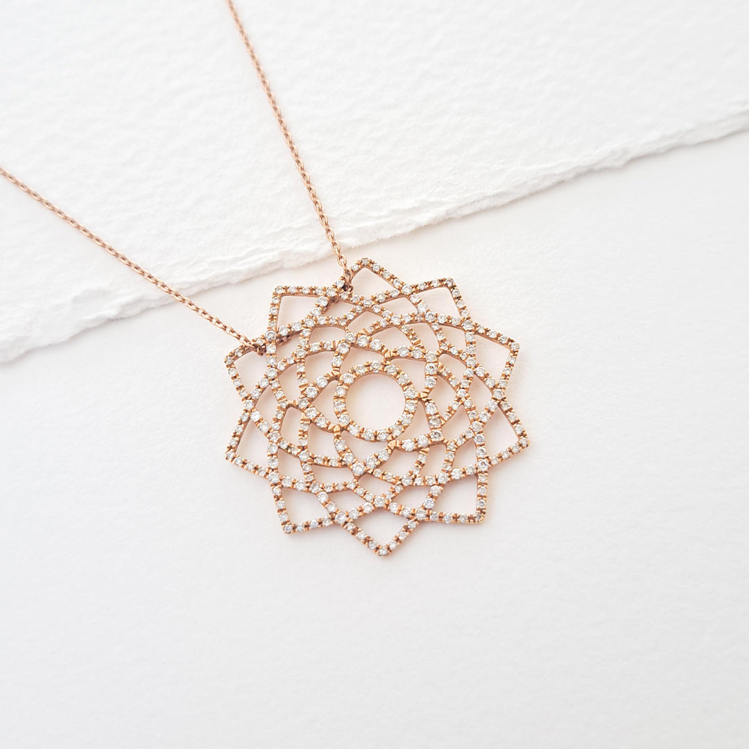 Sahasrara/Unity diamond necklace
