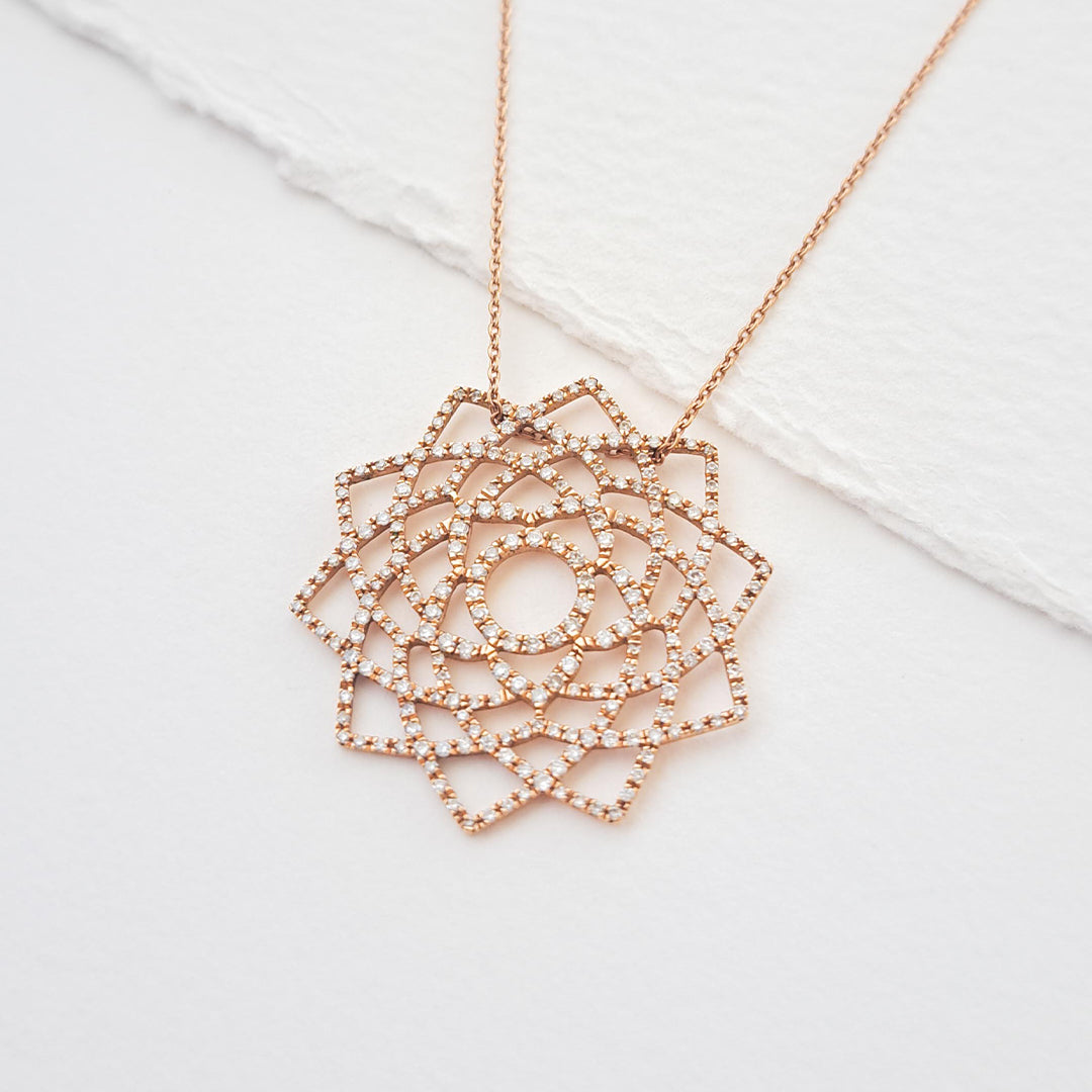 Sahasrara/Unity diamond necklace