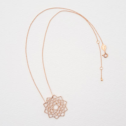 Sahasrara/Unity diamond necklace