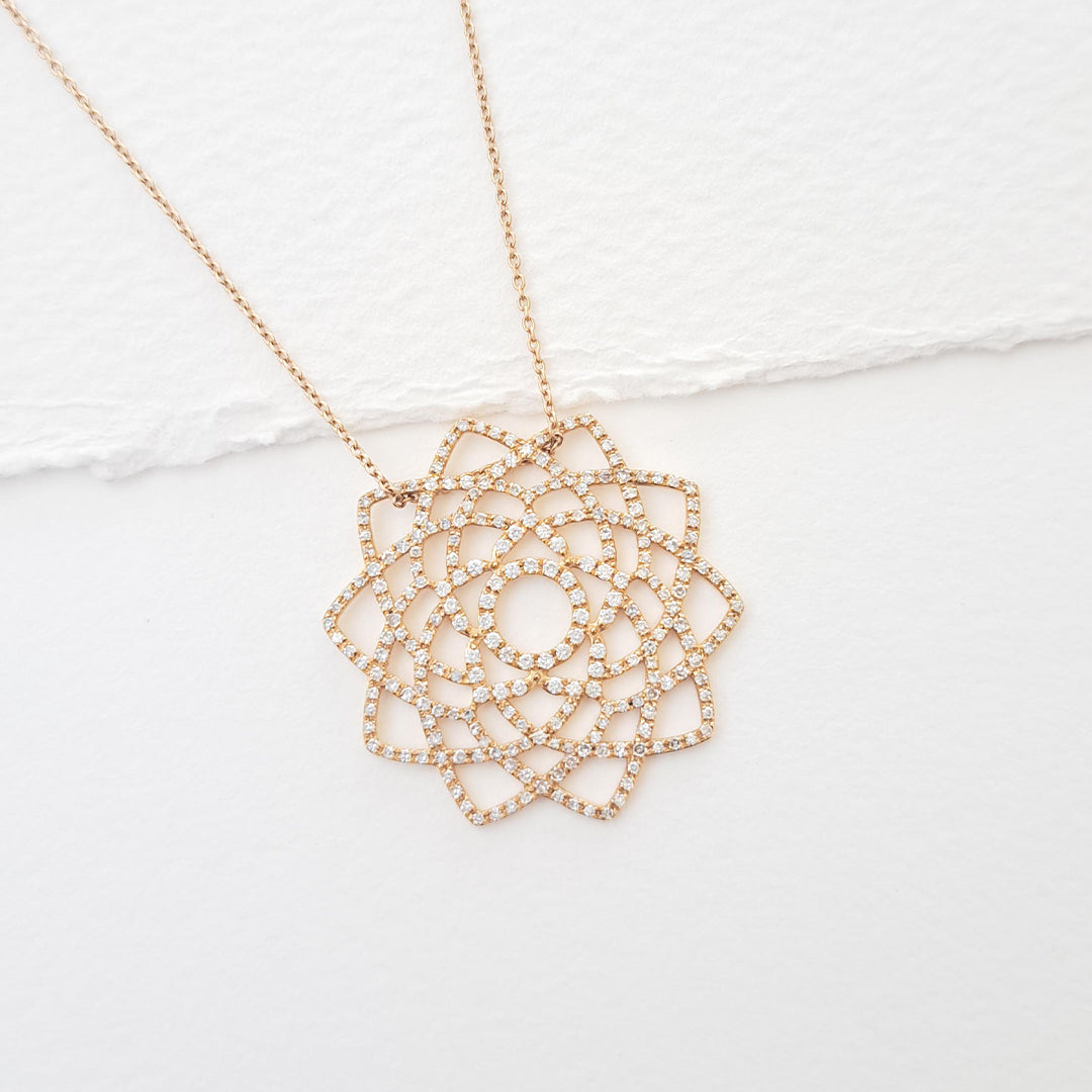 Sahasrara/Unity diamond necklace