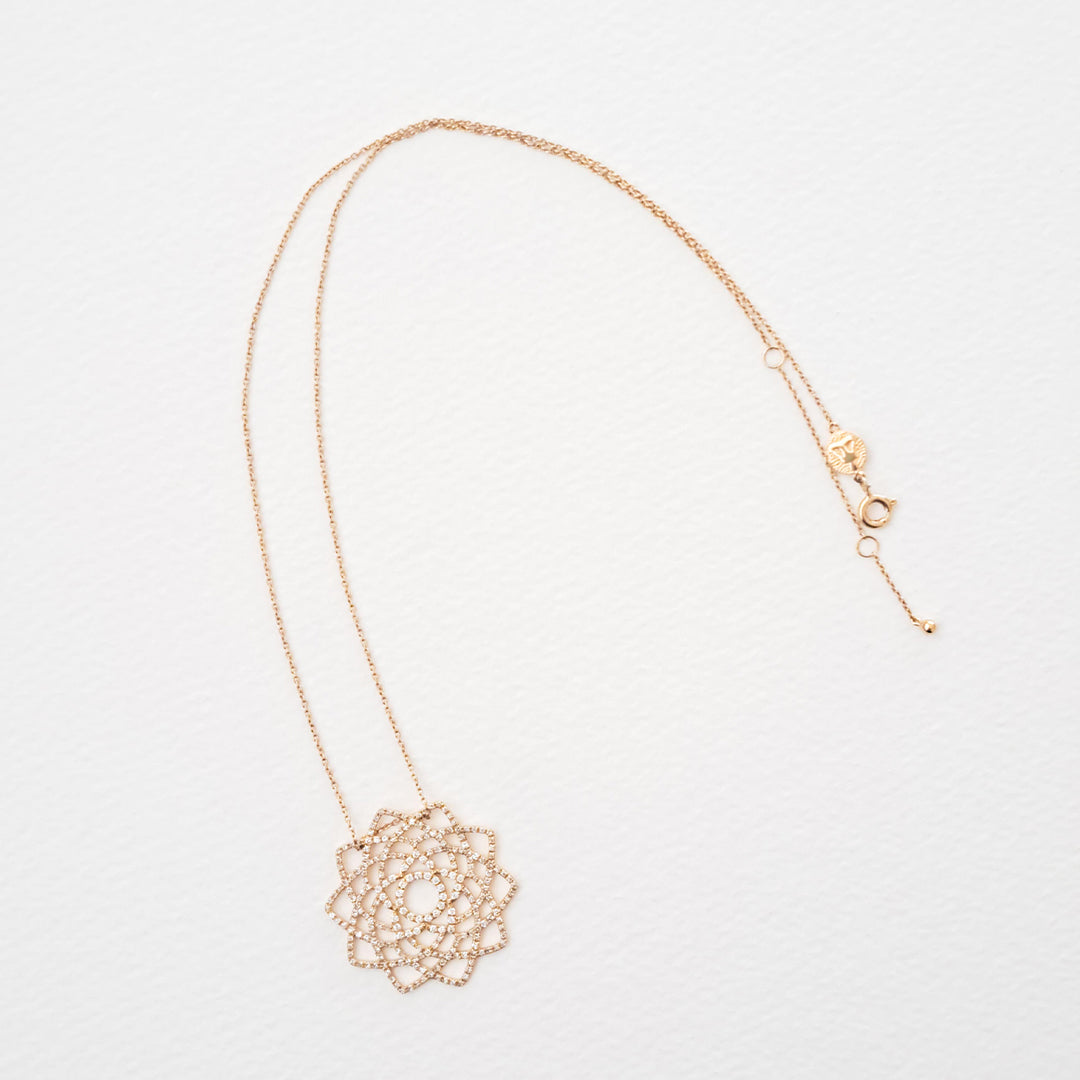 Sahasrara/Unity diamond necklace